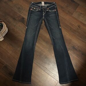 True Religion Dark Wash Flare/Bootcut Joey Jeans